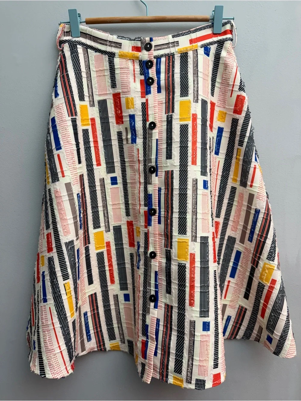 Anthropologie Hutch Willem Circle Skirt with Embroidery Detail, Size 6